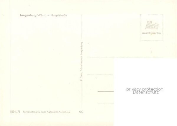 Langenburg Wuerttemberg Hauptstrasse – Bild 2