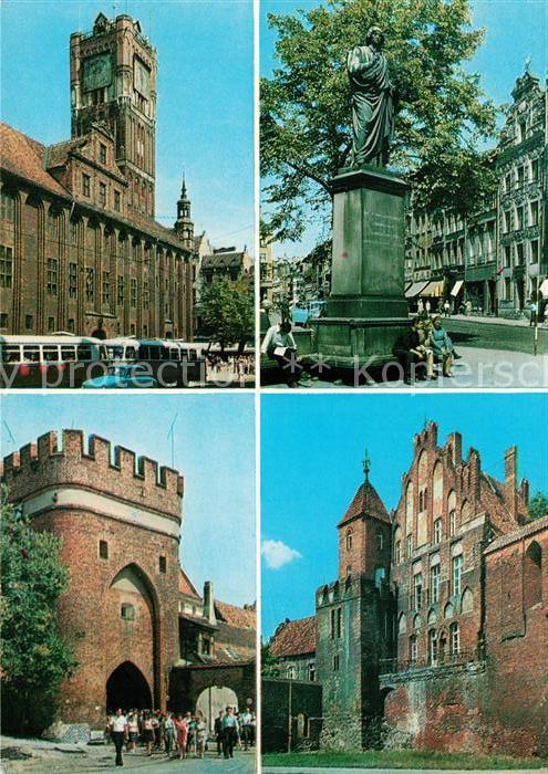Torun Thorn Ratusz Staromiejski Brama Mostowa Pomni