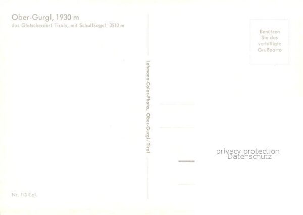 Obergurgl Soelden Tirol Schalfkogel – Bild 2
