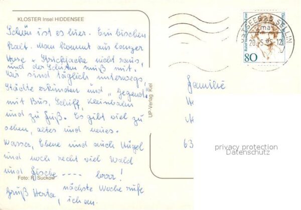 Kloster Hiddensee Leuchtturm Motorschiff Ostsee – Bild 2