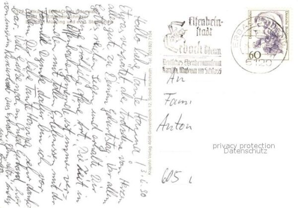 Erbach Odenwald Mümling Evangelische Stadtkirche – Bild 2