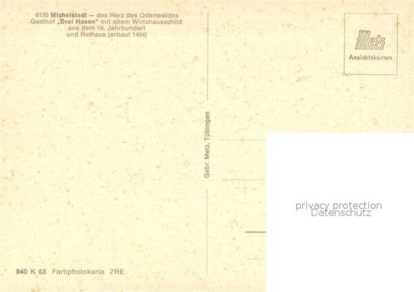 Michelstadt Gasthof Drei Hasen Rathaus – Bild 2