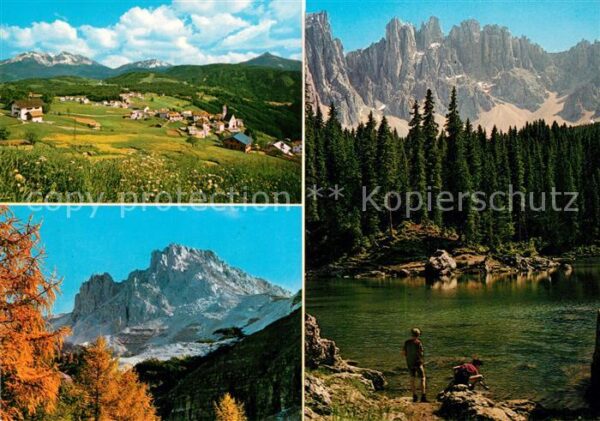 Deutschnofen Nova Ponente Latemar Corno Bianco Weisshorn Lago di