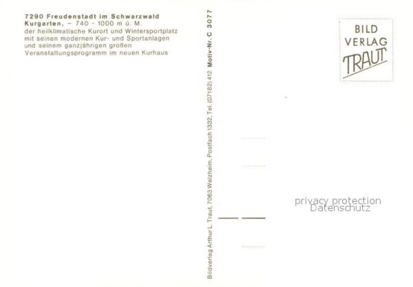 Freudenstadt Kurhaus Kurgarten – Bild 2