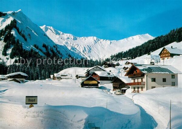 Baad Mittelberg Kleinwalsertal Güntlispitze Hochstarzl