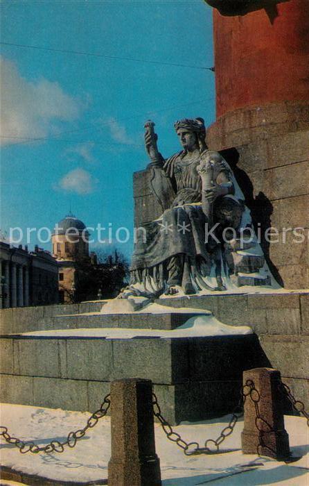 St Petersburg Leningrad Rostral Spalten
