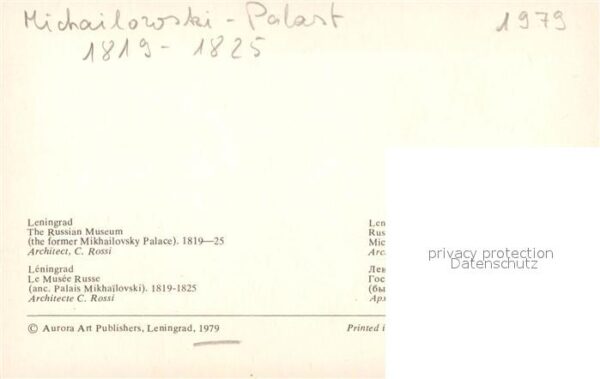 St Petersburg Leningrad Russian Museum – Bild 2
