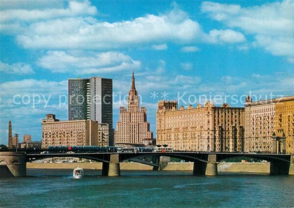 Moscow Moskva Borodinsky Bridge