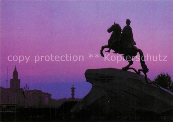 St Petersburg Leningrad Denkmal Peters I