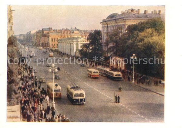 St Petersburg Leningrad Newski Prospekt