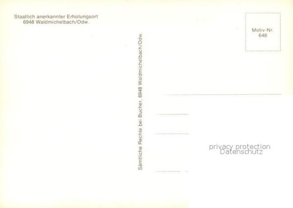 Waldmichelbach Heinrich Schlerf Kuranlagen – Bild 2