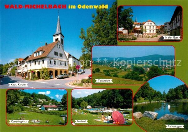 Waldmichelbach Kath Kirche In der Gass Teilansicht Cam