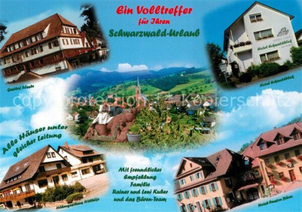 Oberharmersbach Gasthof Rössle Hotel Eckwalblick Höheng