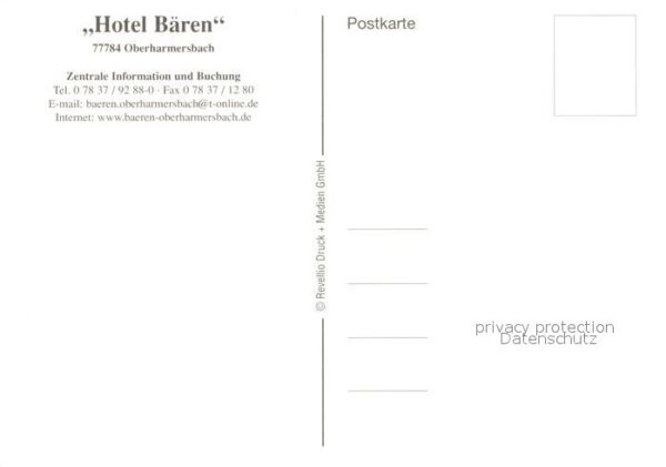 Oberharmersbach Gasthof Rössle Hotel Eckwalblick Höheng – Bild 2