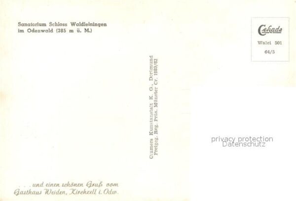 Waldleiningen Pfalz Sanatorium Schloss Waldleiningen – Bild 2