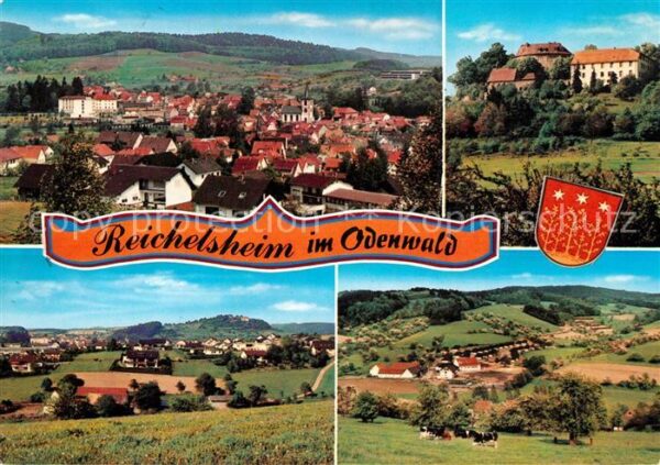 Reichelsheim Odenwald Panorama Schloss Teilansichten