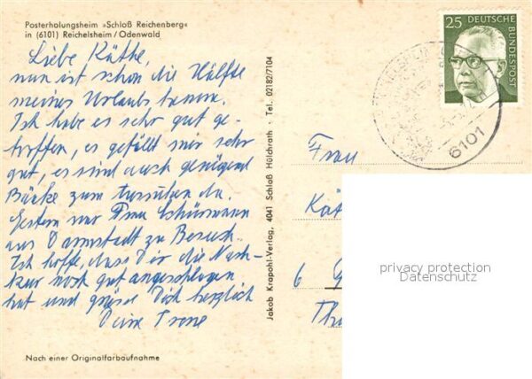 Reichelsheim Odenwald Posterholungsheim Schloss Reichenberg – Bild 2