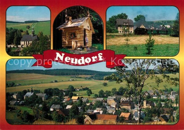 Neudorf Erzgebirge Dorfkirche Schutzhütte Vierenstr Schmal