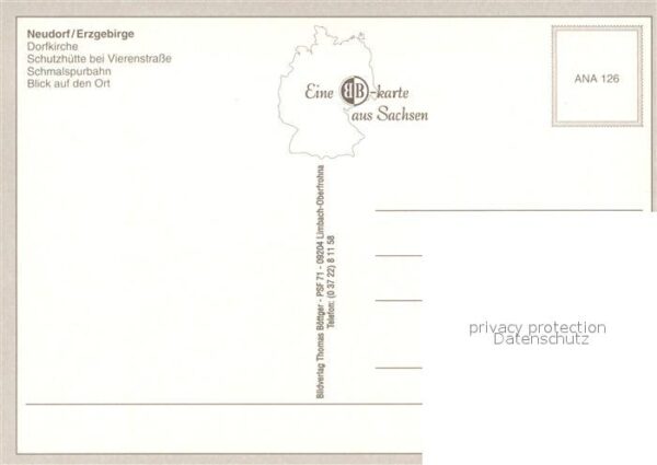Neudorf Erzgebirge Dorfkirche Schutzhütte Vierenstr Schmal – Bild 2