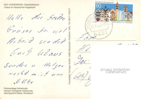 Hohenroda Hessen mit Oberbreitzbach und Ransbach Feriend – Bild 2