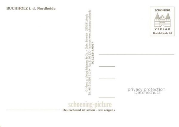 Buchholz Nordheide Heide Teich Kirche Mühlrad Gehöft – Bild 2