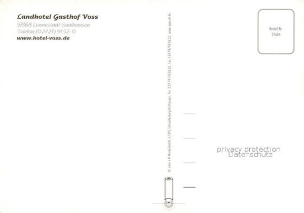 Saalhausen Sauerland Landhotel Gasthof Voss Hallenbad Garten – Bild 2