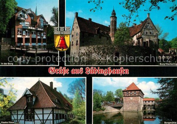 Luedinghausen In der Burg Haake Haus Burg Vieschering