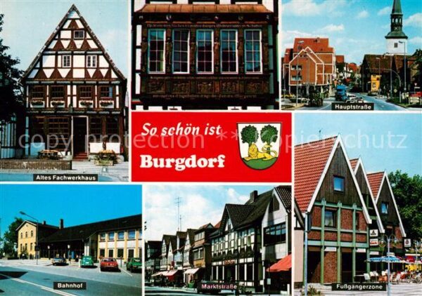 Burgdorf Hannover Altes Fachwerkhaus Hauptstrasse Bahnhof