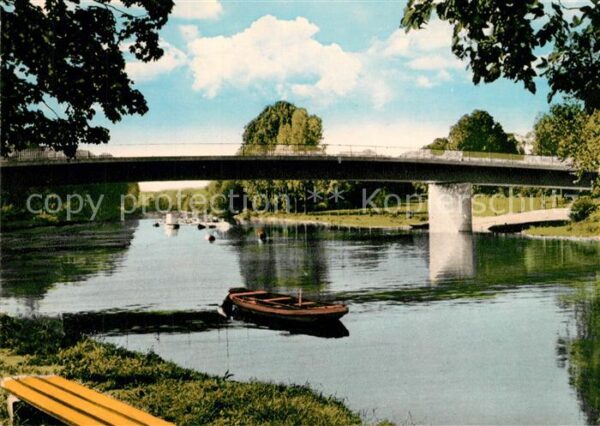 Stockstadt Rhein Partie am Kühkopf Brücke