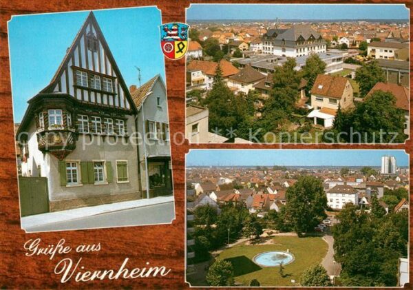 Viernheim Erker Stadtblick Park