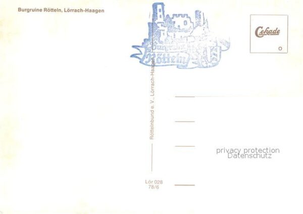 Loerrach Burgruine Rötteln – Bild 2
