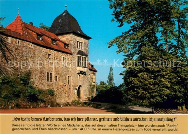 Schaumburg Rinteln Wesergebirge Torturm der Schaumburg mit