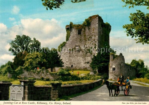 Kerry Irland Jaunting Car at Ross Castle Killarney