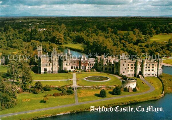 Mayo Irland Ashford Castle Fliegeraufnahme
