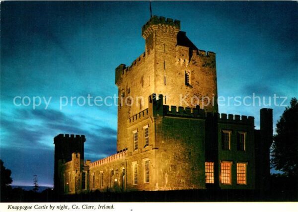 Clare Knappogue Castle by night