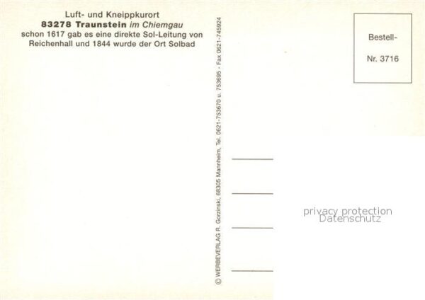 Traunstein Oberbayern Teilansichten Schwimmbad Denkmal – Bild 2