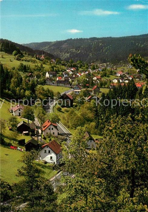 Warmensteinach Blick vom Höllfels