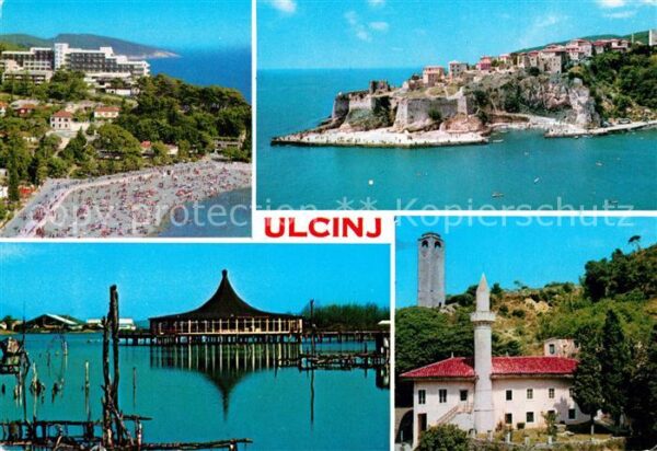 Ulcinj Strand Festung Seebrücke