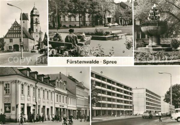 Fuerstenwalde Spree Rathaus Dom Ernst Thälmann Str Grassnic