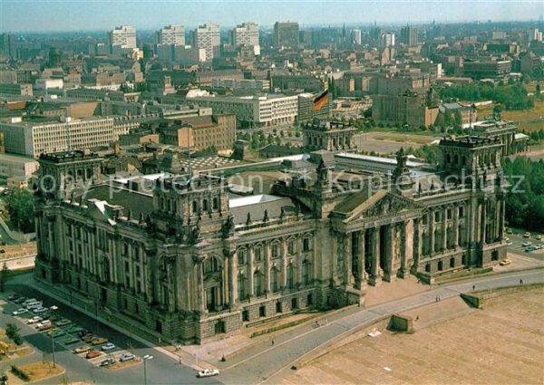 Berlin Reichstagsgebäude mit Brandenburger Tor