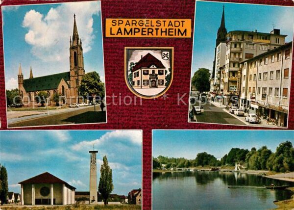 Lampertheim Bergstrasse Ev Kirche Kaiserstrasse Kath Kirche Am