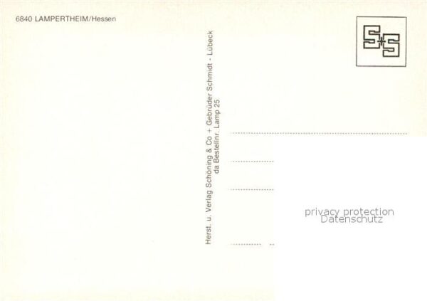 Lampertheim Bergstrasse Rathauspartie Kath Kirche St Andreas Ev – Bild 2