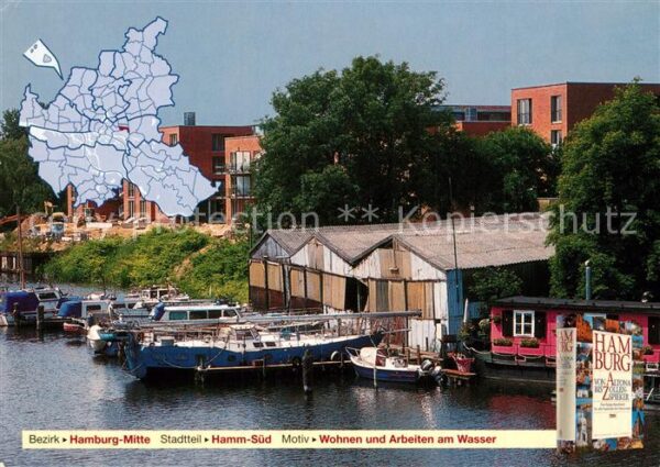 Hamburg Hamm Süd Wohnen und Arbeiten am Wasser
