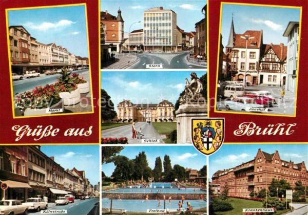 Bruehl Baden Janshof Markt Freibad Kölnstrasse Krank