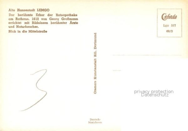 Lemgo Hansestadt Ratsapothek Erker Rathaus – Bild 2