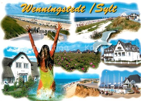 Wenningstedt Sylt Strand Reetdachhäuser
