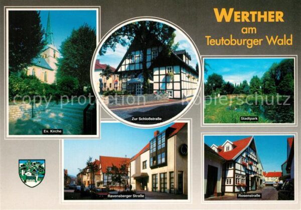 Werther Westfalen Schloßstrasse Stadtpark Rosenstrasse Ra