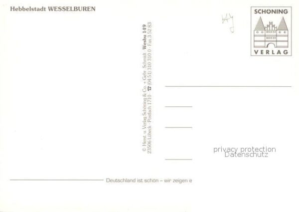 Wesselburen Fliegeraufnahme Wohnhäuser Wappen – Bild 2