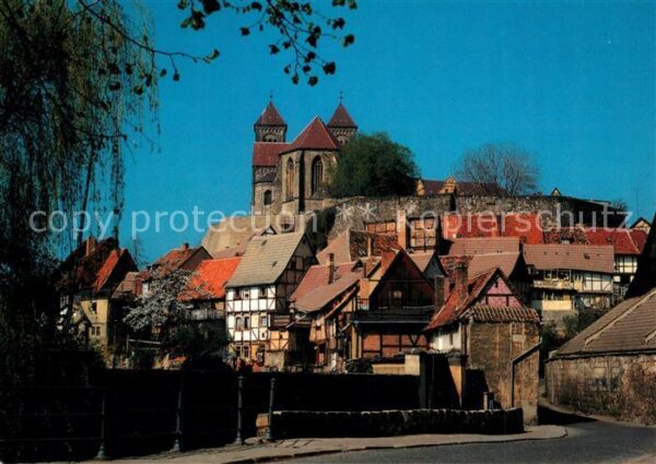 Quedlinburg Schloßberg mit Stiftskirche