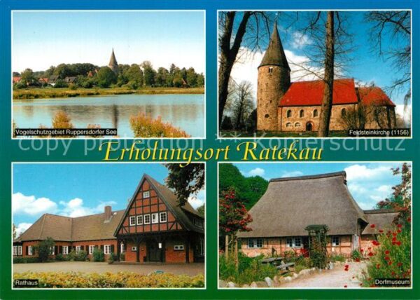 Ratekau Ruppersdorfer-See Feldsteinkirche Dortm